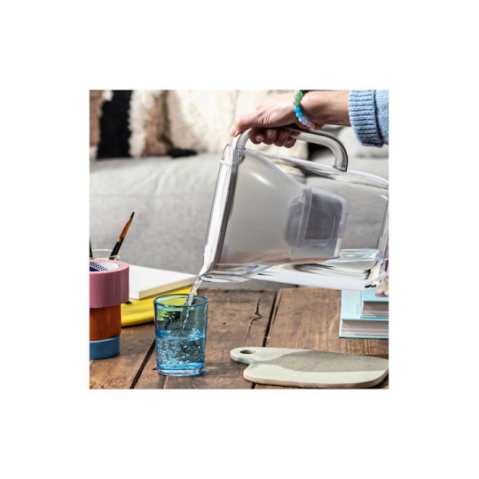 Brita Style Essential Κανάτα Σερβιρίσματος Πλαστική White με Φίλτρο 2400ml