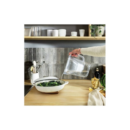 Brita Style Essential Κανάτα Σερβιρίσματος Πλαστική White με Φίλτρο 2400ml