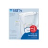 Brita Style Essential Κανάτα Σερβιρίσματος Πλαστική White με Φίλτρο 2400ml