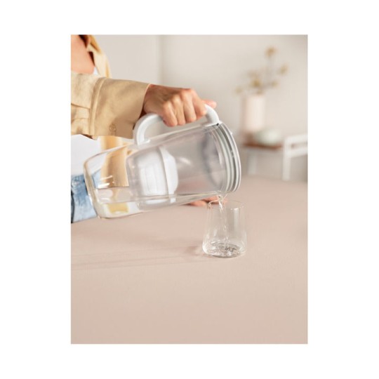 Brita Glass Κανάτα Σερβιρίσματος Πλαστική Grey με Φίλτρο 2500ml
