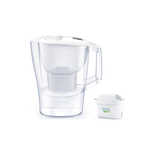 Brita Style Essential Κανάτα Σερβιρίσματος Πλαστική White με Φίλτρο 2400ml