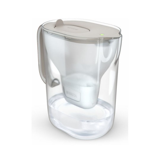 Brita Style Essential Xl Sandy + Mx Pro Pure Κανάτα Σερβιρίσματος Πλαστική με Φίλτρο 3600ml