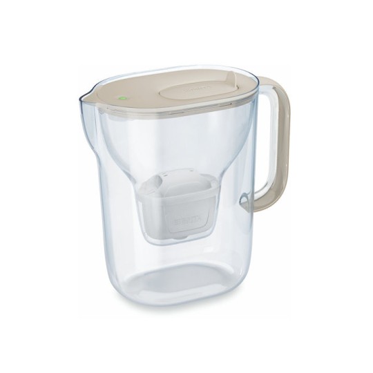 Brita Style Essential Xl Sandy + Mx Pro Pure Κανάτα Σερβιρίσματος Πλαστική με Φίλτρο 3600ml