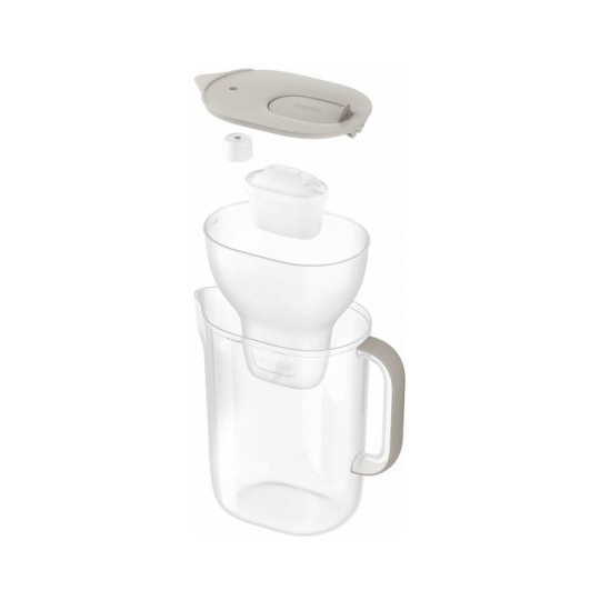 Brita Style Essential Xl Sandy + Mx Pro Pure Κανάτα Σερβιρίσματος Πλαστική με Φίλτρο 3600ml