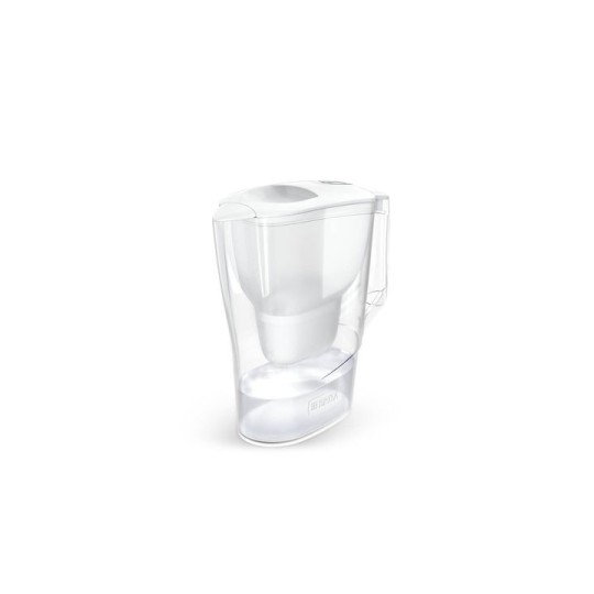 Brita Aluna Κανάτα Σερβιρίσματος Πλαστική White με Φίλτρο 2400ml