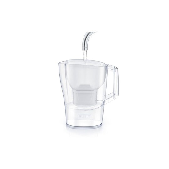 Brita Aluna Κανάτα Σερβιρίσματος Πλαστική White με Φίλτρο 2400ml