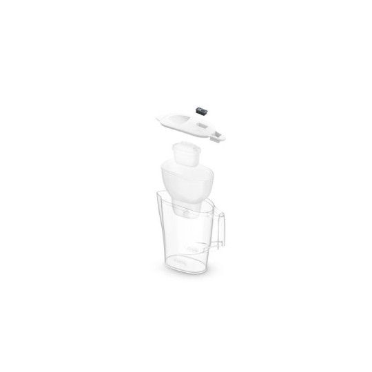 Brita Aluna Κανάτα Σερβιρίσματος Πλαστική White με Φίλτρο 2400ml