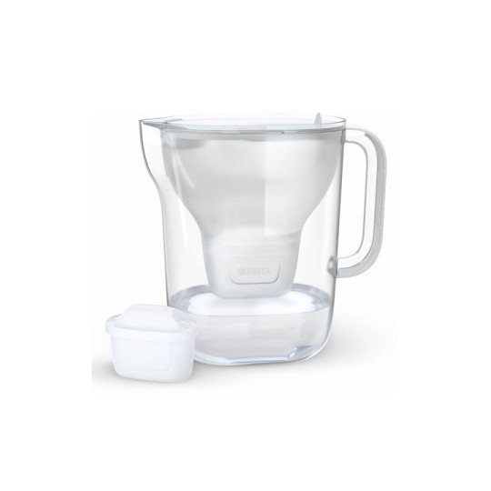 Brita Style Essential Xl White + Mx Pro Pure Κανάτα Σερβιρίσματος Πλαστική με Φίλτρο 3600ml