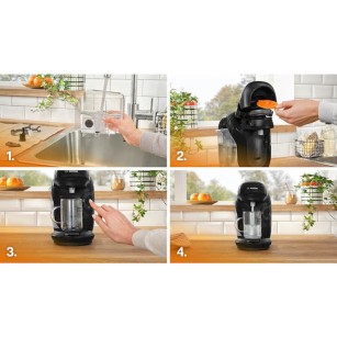 Bosch Καφετιέρα για Κάψουλες Tassimo Πίεσης 3.3bar Μαύρη