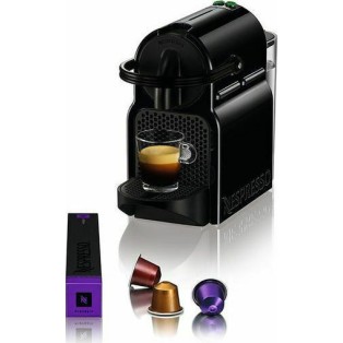 De'Longhi Inissia Καφετιέρα για Κάψουλες Nespresso Πίεσης 19bar με Αφρογαλιέρα Black