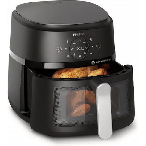 Philips 2000 Series Air Fryer 6.2lt Μαύρο