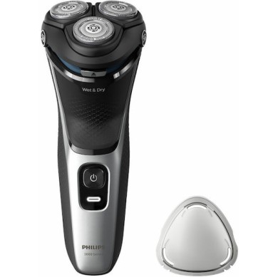 Philips Series 3000 S3143/00 Περιστρεφόμενη Ξυριστική Μηχανή Προσώπου Επαναφορτιζόμενη