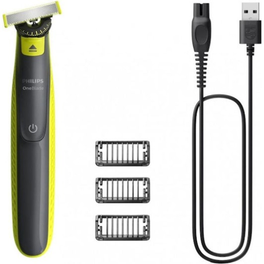 Philips Oneblade QP2724/23 Ξυριστική Μηχανή Προσώπου Επαναφορτιζόμενη