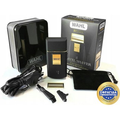 Wahl Professional Barber Shaver Gold Edition 07057-016 Foil Ξυριστική Μηχανή Προσώπου Επαναφορτιζόμενη