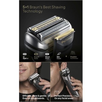 Braun Series 9 218276 Foil Ξυριστική Μηχανή Προσώπου Επαναφορτιζόμενη