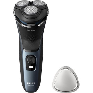 Philips Series 3000 S3144/00 Περιστρεφόμενη Ξυριστική Μηχανή Προσώπου Επαναφορτιζόμενη