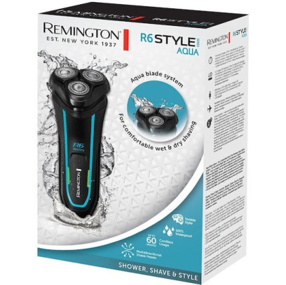 Remington R6000 Περιστρεφόμενη Ξυριστική Μηχανή Προσώπου Επαναφορτιζόμενη
