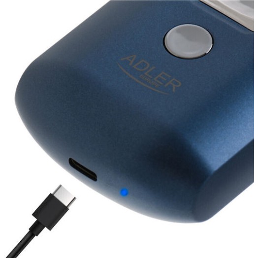 Adler Usb AD 2937 Περιστρεφόμενη Ξυριστική Μηχανή Προσώπου Επαναφορτιζόμενη