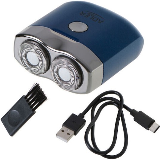 Adler Usb AD 2937 Περιστρεφόμενη Ξυριστική Μηχανή Προσώπου Επαναφορτιζόμενη