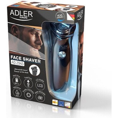 Adler AD 2945 Περιστρεφόμενη Ξυριστική Μηχανή Προσώπου Επαναφορτιζόμενη