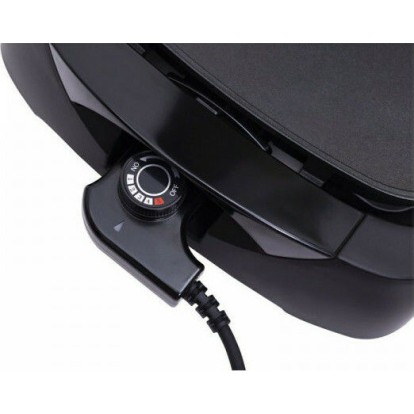 Adler AD-6610 Επιτραπέζια Ηλεκτρική Ψησταριά Σχάρας και Λείας Πλάκας 3000W με Καπάκι και Ρυθμιζόμενο Θερμοστάτη 40x30εκ.