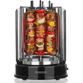 Heinrich's Επιτραπέζια Κάθετη Σούβλα 1400W Ανοξείδωτη 35x25εκ.