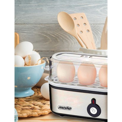Mesko MS-4485 Βραστήρας Αυγών 3 Θέσεων 350W Ασημί