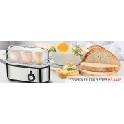 Mesko MS-4485 Βραστήρας Αυγών 3 Θέσεων 350W Ασημί