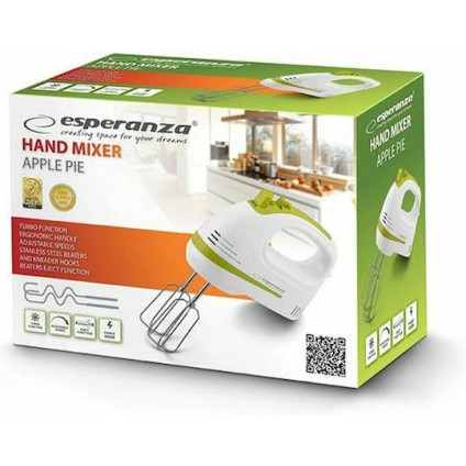Esperanza Apple Pie Μίξερ Χειρός 400W Πράσινο
