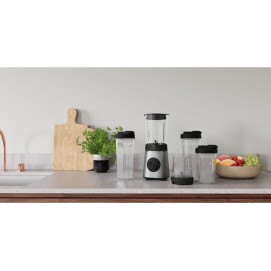 Electrolux Create 4 Επιτραπέζιο Μπλέντερ με Πλαστική Κανάτα 1 lt 350W Inox