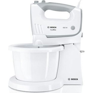 Bosch Μίξερ με Πλαστικό Κάδο 0.5lt Λευκό 450W