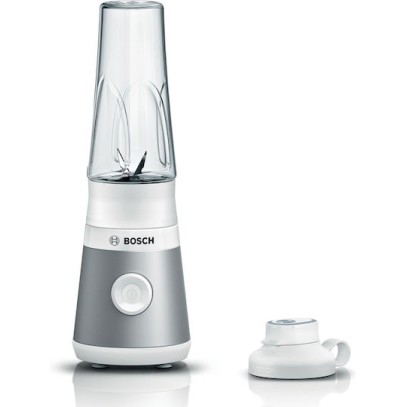 Bosch Serie 2 Personal Μπλέντερ με Κανάτα Tritan 600 ml 450W Ασημί