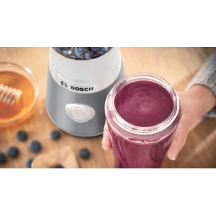 Bosch Serie 2 Personal Μπλέντερ με Κανάτα Tritan 600 ml 450W Ασημί