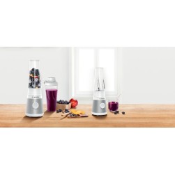 Bosch Serie 2 Personal Μπλέντερ με Κανάτα Tritan 600 ml 450W Ασημί