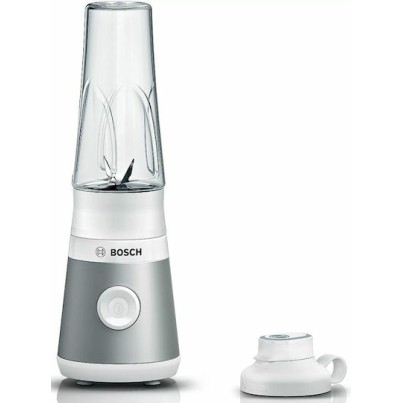 Bosch Serie 2 Personal Μπλέντερ με Κανάτα Tritan 600 ml 450W Ασημί