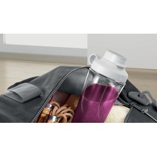 Bosch Serie 2 Personal Μπλέντερ με Κανάτα Tritan 600 ml 450W Ασημί