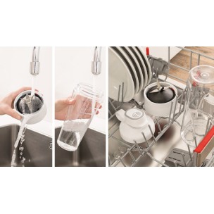Bosch Serie 2 Personal Μπλέντερ με Κανάτα Tritan 600 ml 450W Ασημί