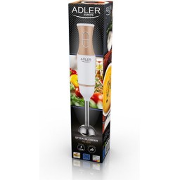 Adler Ραβδομπλέντερ με Ανοξείδωτη Ράβδο 500W Λευκό