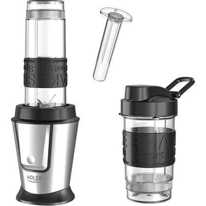 Adler Personal Μπλέντερ με Πλαστική Κανάτα 570 ml 800W Inox AD 4081