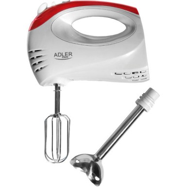 Adler AD-4212 Μίξερ Χειρός 300W Κόκκινο