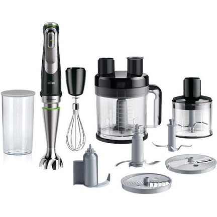Braun Multiquick 9 Ραβδομπλέντερ με Ανοξείδωτη Ράβδο 1200W Μαύρο