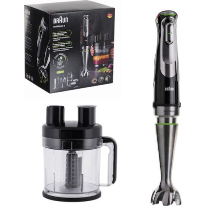 Braun Multiquick 9 Ραβδομπλέντερ με Ανοξείδωτη Ράβδο 1200W Μαύρο