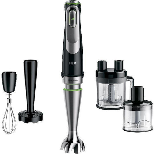 Braun Multiquick 9 Ραβδομπλέντερ με Ανοξείδωτη Ράβδο 1200W Μαύρο