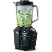 Philips 3000 Series Μπλέντερ με Γυάλινη Κανάτα 1.25 lt 600W Μαύρο