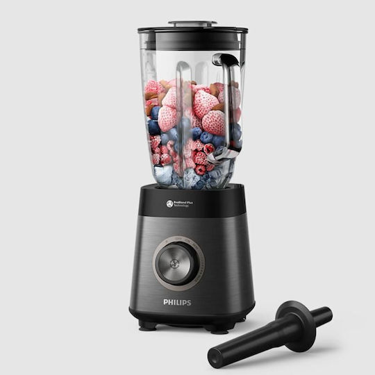 Philips 5000 Series Μπλέντερ με Γυάλινη Κανάτα 2 lt 1200W Μαύρο