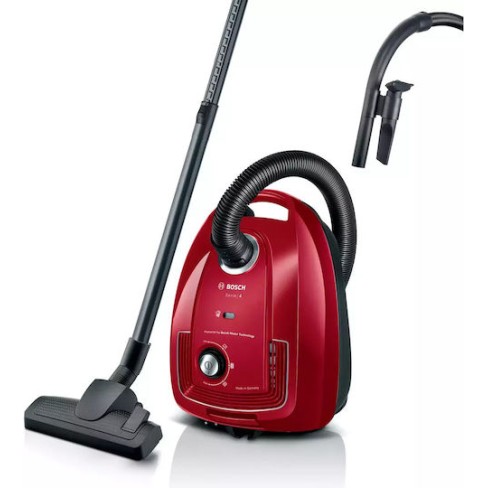 Bosch BGB38RD2 Ηλεκτρική Σκούπα 600W με Σακούλα 4lt Κόκκινη