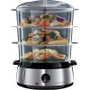 Russell Hobbs Cook At Home Ατμομάγειρας με 3 Επίπεδα Μαγειρέματος 9lt