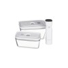 Zwilling J.A. Henckels Fresh & Σave Σετ Δοχεία Φαγητού Γυάλινα Διάφανα 28.3cm 2τμχ