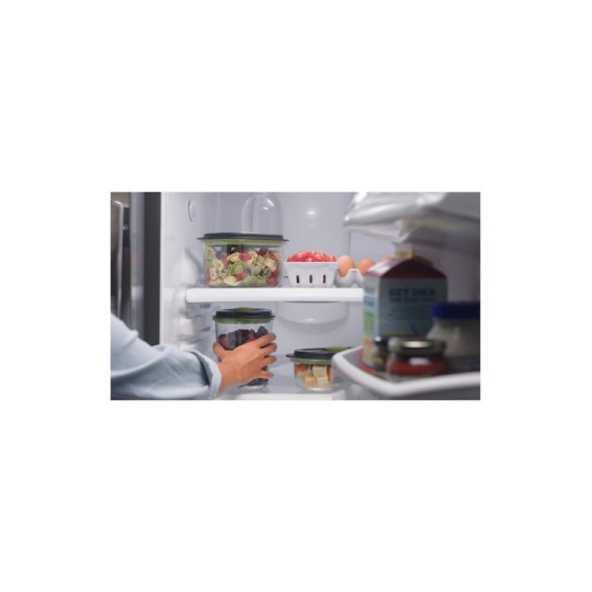 FoodSaver Βάζο Γενικής Χρήσης με Καπάκι Γυάλινο Μαύρο 1800ml