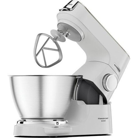 Kenwood Titanium Chef Baker Κουζινομηχανή 1200W με Ανοξείδωτο Κάδο 5lt